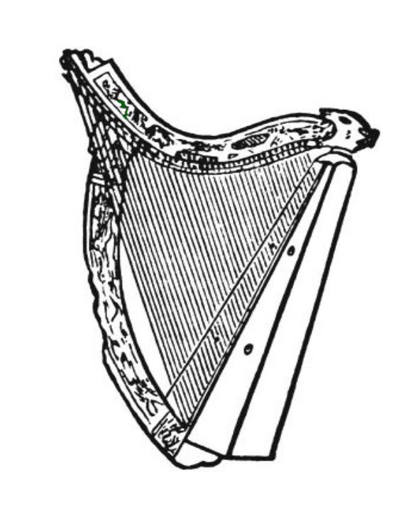 Irish harp